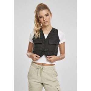 Urban Classics Ladies Short Tactical Vest black - 3XL vyobraziť
