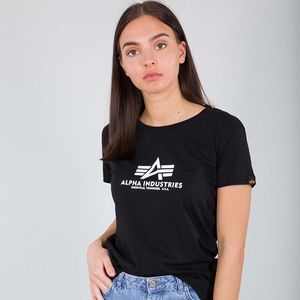 Alpha Industries WMNS Basic Tee Black - S vyobraziť