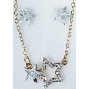 Set Stars SWAROVSKI-Zlatá/Kryštálová KP6551 vyobraziť