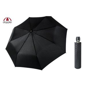 Luxusný čierny vzorovaný dáždnik pre pánov Doppler FIBER MAGIC PREMIUM vyobraziť