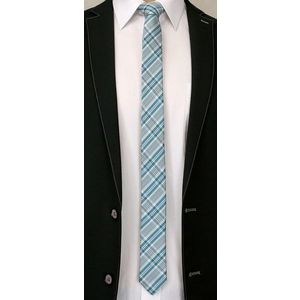Zelená károvaná pánska kravata vyobraziť