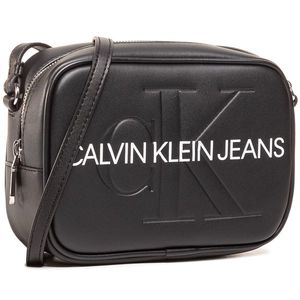 Čierna crossbody kabelka Calvin Klein Jeans vyobraziť