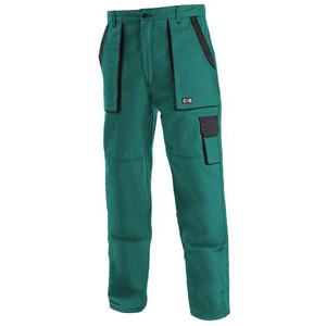 Canis Dámske pracovné nohavice CXS LUXY ELENA - Zelená / černá | 42 vyobraziť