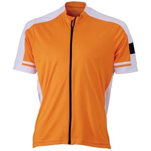 James & Nicholson Pánsky cyklistický dres JN454 - Oranžová | L vyobraziť