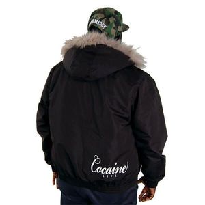 Zimná bunda Cocaine Life Basic Logo Winter Jacket Black - L vyobraziť