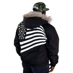 Zimná bunda Cocaine Life Flag Winter Jacket Black - 2XL vyobraziť