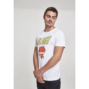 Mr. Tee The Flash Comic Tee white - S vyobraziť