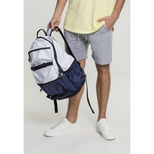 Urban Classics Backpack Colourblocking white/navy/black - UNI vyobraziť