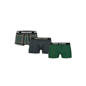 Urban Classics Boxer Shorts 3-Pack dgrn plaidaop+btlgrn/dblu+dgrn - S vyobraziť