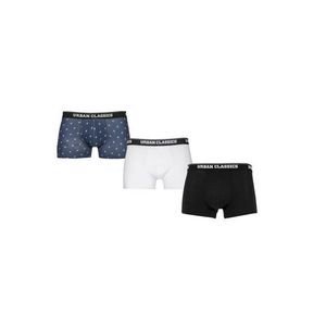 Urban Classics Boxer Shorts 3-Pack flamingo aop+wht+blk - S vyobraziť