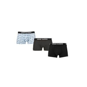Urban Classics Boxer Shorts 3-Pack melon aop+cha+blk - S vyobraziť