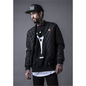 Urban Classics Diamond Quilt Nylon Jacket black - S vyobraziť