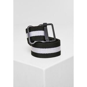 Urban Classics Easy Belt with Stripes black/white - S/M vyobraziť