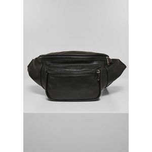 Urban Classics Imitation Leather Double Zip Shoulder Bag black - UNI vyobraziť