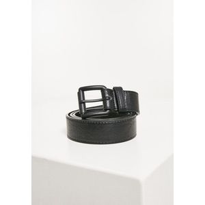 Urban Classics Marmorized PU Leather Belt black/black - S/M vyobraziť