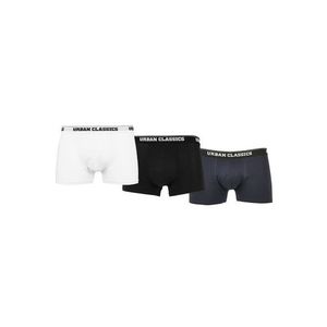 Urban Classics Organic Boxer Shorts 3-Pack white/navy/black - XL vyobraziť