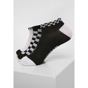 Urban Classics Sneaker Socks Checks 3-Pack black/white - 39–42 vyobraziť