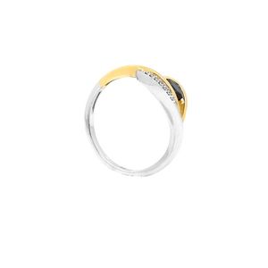 Zlatý prsteň BLESS so zafírom vyobraziť