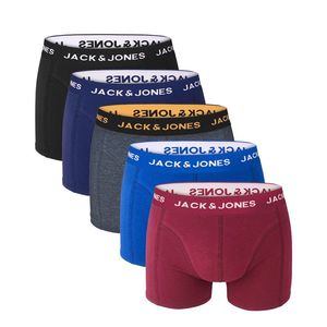 JACK & JONES - 5PACK port royal boxerky z organickej bavlny -M (82-87 cm) vyobraziť