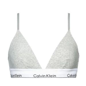 CALVIN KLEIN - modern cotton lght sivá podprsenka s jemnou výstužou a nastaviteľnými ramienkami-XL vyobraziť