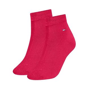 TOMMY HILFIGER - fold over rose red ponožky-39-42 vyobraziť