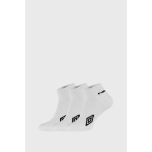 3 PACK členkových bielych ponožiek Umbro vyobraziť