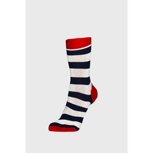 Ponožky Happy Socks Stripe modro-červené vyobraziť