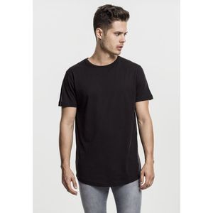 Pánske tričko URBAN CLASSICS Shaped Long Tee black Veľkosť: XL, Pohlavie: pánske vyobraziť