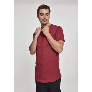 Pánske tričko URBAN CLASSICS Shaped Long Tee burgundy Veľkosť: XL, Pohlavie: pánske vyobraziť