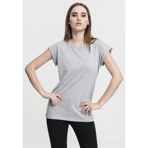 Dámske tričko Urban Classics Ladies Extended Shoulder Tee grey Pohlavie: dámske, Velikost: XL vyobraziť