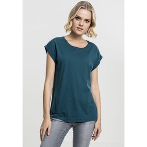 Dámske tričko Urban Classics Ladies Extended Shoulder Tee teal Pohlavie: dámske, Velikost: XL vyobraziť