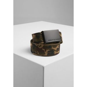 Pánsky opasok Urban Classics Canvas Belts woodcamo vyobraziť