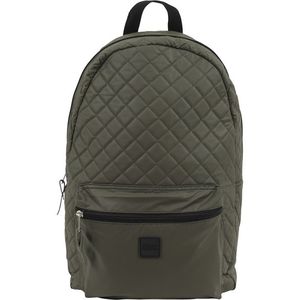 Batoh Urban Classics Diamond Quilt Leather Imitation olivový Objem: 22l vyobraziť