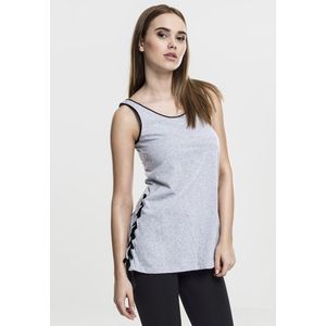 Dámske tielko Urban Classics Ladies Leather Imitation Side Knotted Tank gry/blk Pohlavie: dámske, Size US: L vyobraziť