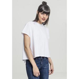 Dámske biele tričko Urban Classics Ladies Overlap Turtleneck Tee Pohlavie: dámske, Velikost: XL vyobraziť