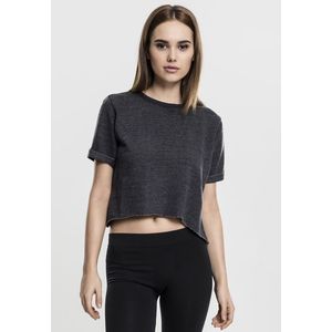 Dámske tričko Urban Classics Ladies Cropped Burnout Short Sleeve Crew Veľkosť: XL, Pohlavie: dámske vyobraziť