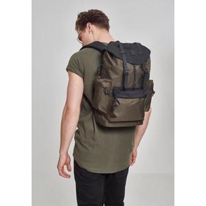 Batoh Urban Classics Backpack With Multibags olivový vyobraziť