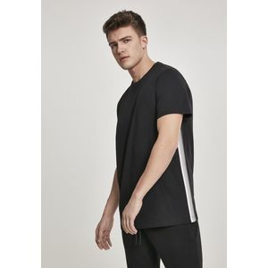 Pánske tričko URBAN CLASSICS Side Taped Tee black/grey Veľkosť: M, Pohlavie: pánske vyobraziť