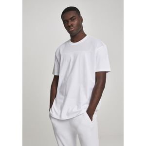 Pánske tričko URBAN CLASSICS Mesh Panel Tee white Veľkosť: S, Pohlavie: pánske vyobraziť