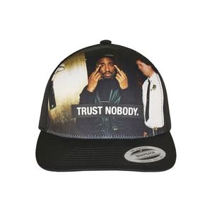 MR.TEE Šiltovka Tupac Trust Nobody Retro Trucker Farba: Čierna, Pohlavie: pánske vyobraziť