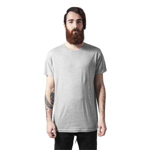 Pánske tričko URBAN CLASSICS Long Tail Tee gry/blk Veľkosť: XL, Pohlavie: pánske vyobraziť
