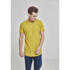 Pánske tričko URBAN CLASSICS Shaped Long Tee lemon mustard Veľkosť: XL, Pohlavie: pánske vyobraziť
