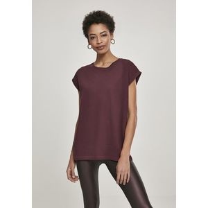 Dámske tričko Urban Classics Ladies Extended Shoulder Tee redwine Pohlavie: dámske, Velikost: M vyobraziť