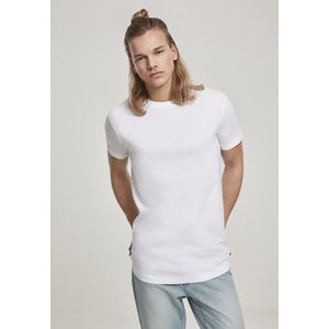 Pánske tričko URBAN CLASSICS Short Shaped Turn Up Tee white Veľkosť: XL, Pohlavie: pánske vyobraziť