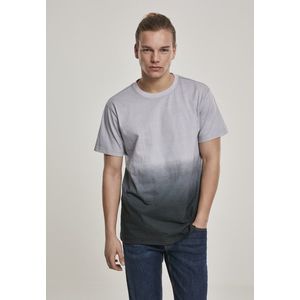 Pánske tričko URBAN CLASSICS Dip Dyed Tee grey/black Veľkosť: XL, Pohlavie: pánske vyobraziť