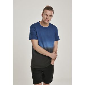 Pánske tričko URBAN CLASSICS Dip Dyed Tee midnightnavy/black Veľkosť: XL, Pohlavie: pánske vyobraziť