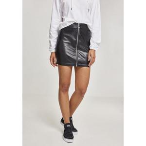 Dámska sukňa URBAN CLASSICS Ladies Faux Leather Zip Skirt Veľkosť: M, Pohlavie: dámske vyobraziť