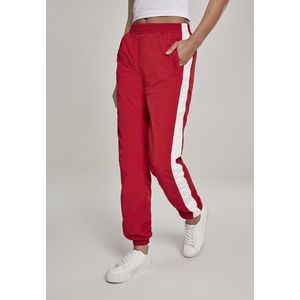 Dámske nohavice URBAN CLASSICS Ladies Striped Crinkle Pants red/wht Veľkosť: XL, Pohlavie: dámske vyobraziť