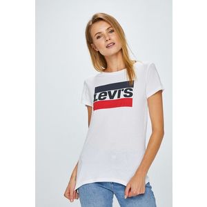 Levi's - Top The Perfect Tee Sportswear 17369.0297-white, vyobraziť