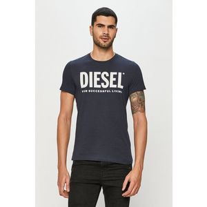 Tričko Diesel pánske, tmavomodrá farba, s potlačou vyobraziť